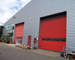 Photo showing a commercial warehouse