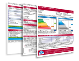 Image showing an example EPC report